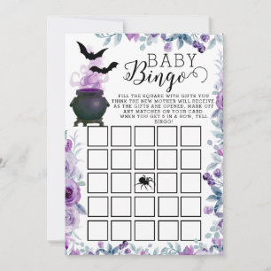 Invitación Bingo Baby Shower de elaboración de bebés