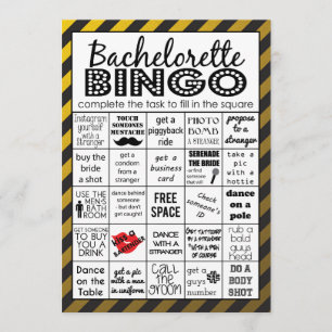 Invitación Bingo de Bachillerato de Oro, Juego de Fiestas, De