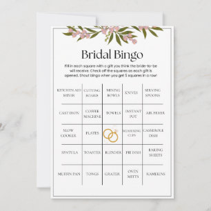 Invitación Bingo de novia