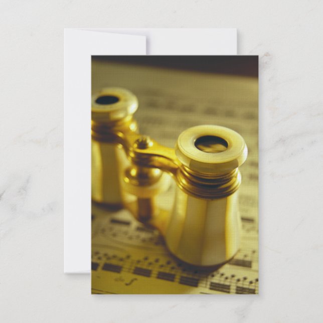 Invitación Binoculares de teatro 2 (Anverso)