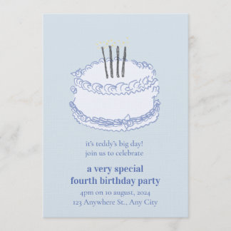 Invitación Birthday Celebration – Editable Party Invitation T