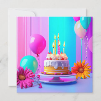 Invitación Birthday Custom card