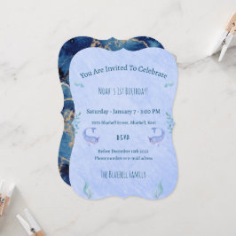 Invitación Birthday Invitation (12,7 x 17,8 cm) - Ocean Theme