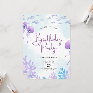 Invitación Birthday Invitation Neutral Beige Elegant Style