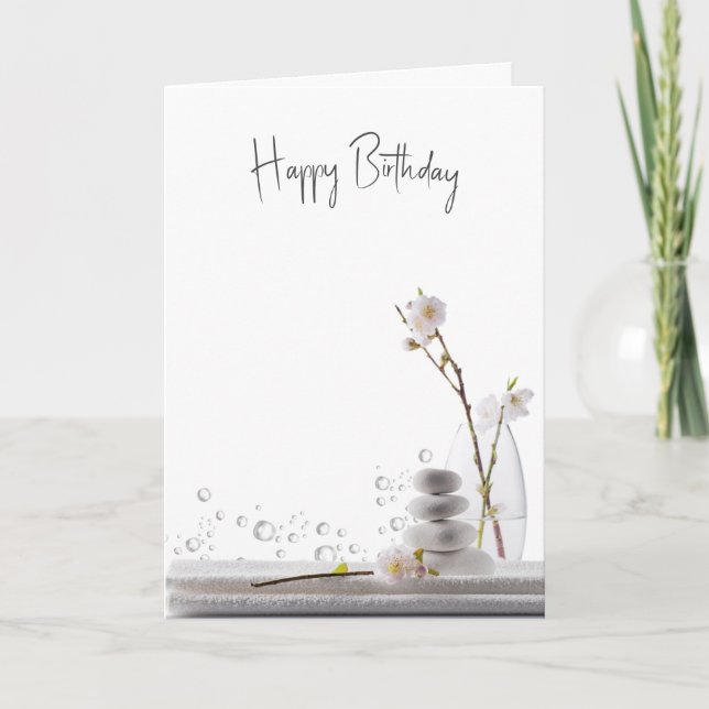 Invitación Birthday Spa (Anverso)