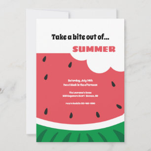 Invitación Bite de sandía