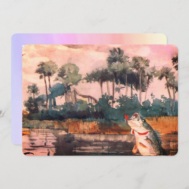 Invitación Black Bass en el Sur Cumpleaños (Anverso / Reverso)