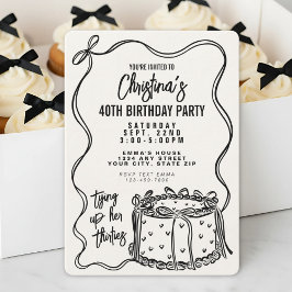 Invitación Black Bow amarra sus 30 años 40