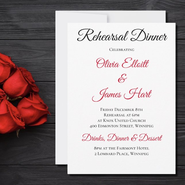 Invitación Black Dragon Red Roses Fantasy (Subido por el creador)