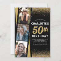 Black Gold 3 Photo Film Purpurina Cualquier cumple