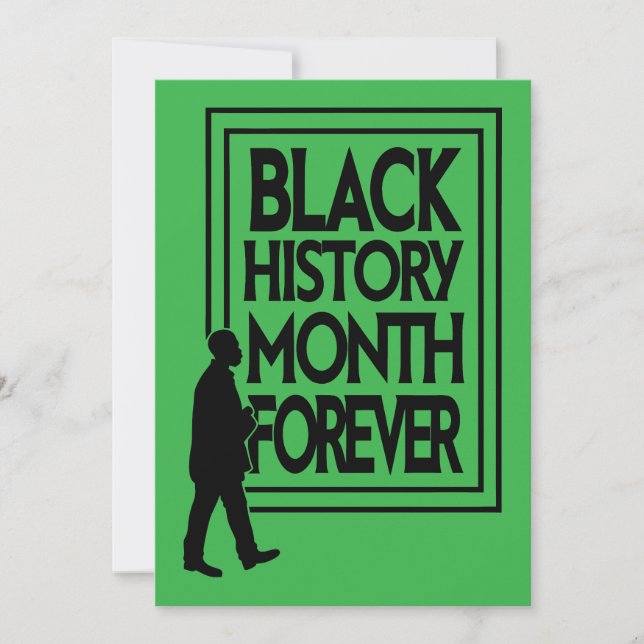 Invitación Black History Month Forever (Anverso)