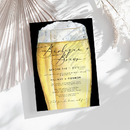 Invitación Black moderno Su y su caligrafía barbacoa y serpen