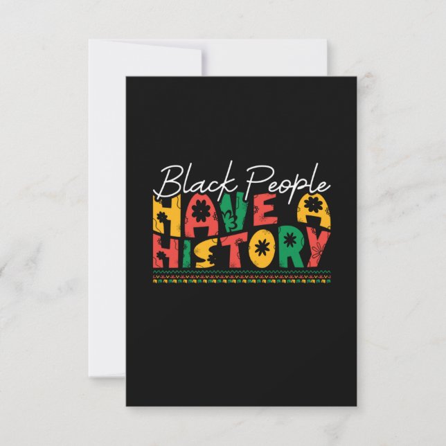 Invitación black_people_have_a_History_02 (Anverso)