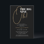 Invitación Black The Big 90th Surprise Birthday Invitation<br><div class="desc">Black The Big 90th Surprise Birthday Invitation Sus invitados sabrán que este será un fiesta especial sólo mirando esta invitación!</div>