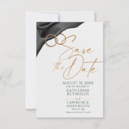 Invitación Black Velvet Save the Date