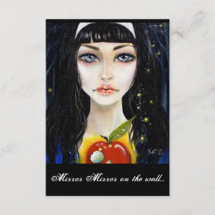 Invitación Blancanieves y manzana envenenada