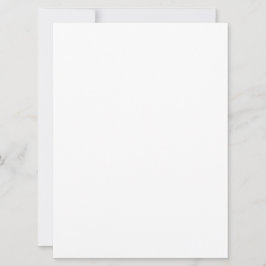 Invitación Blanco claro de 6,5" x Boda de 8,75"