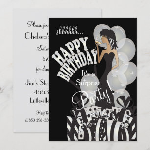 Invitación Blanco del nombre el   del chica el   DIY de la