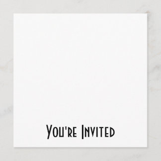 INVITACIÓN BLANCO - DISEÑAR EL PROPIO - CREAR EL PROPIO