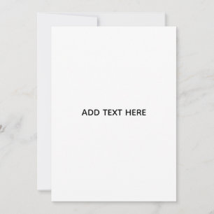Invitación Blanco Minimalista Elegante para Cualquier Ocasión