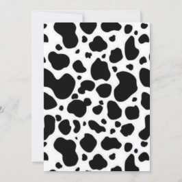 Invitación Blanco y negro