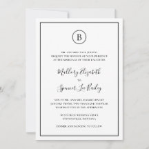 Blanco y negro tradicionales en un solo Boda