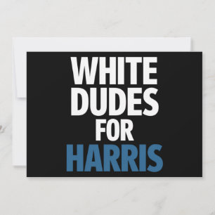 Invitación Blancos por Harris Kamala Harris Elección 2024
