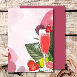 Invitación Blank Añadir su propio Brunch Bubbly Mimosa Invita