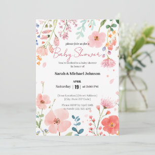Invitación Blogging Path Baby Shower