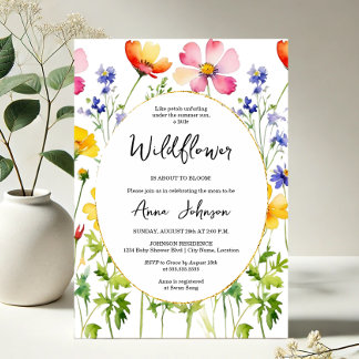 Invitación Blogueando el Baby Shower de Flor Silvestre