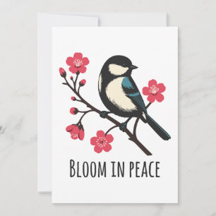 Invitación Bloom en paz