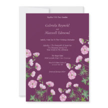 Bloom Simple Watercolor Geranium Boda