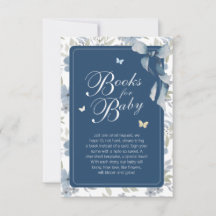 Bloom y Grove Baby Shower Books For Baby Card