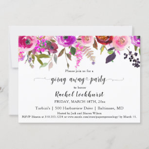 Invitación Blooms Allure mezclados que se mueven lejos de la