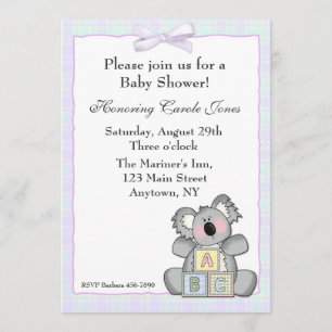 Invitación Bloques de la koala