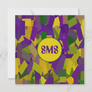 Invitación Bloques de Mardi Gras