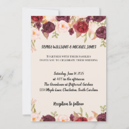 Invitación Blossom Harmony