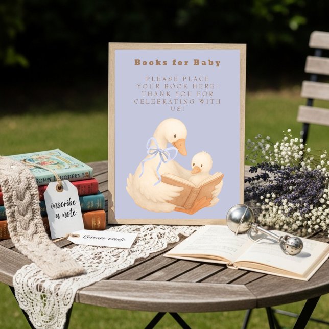 Invitación Blue A Silly Goose Books for Baby Sign (Blue A Silly Goose Books for Baby Sign)