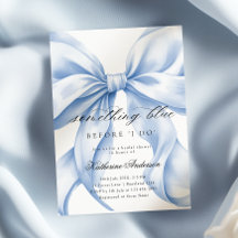 Blue Bow Algo Azul Antes De Hacer Ducha Británica