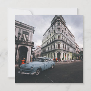 Invitación Blue Classic Vintage