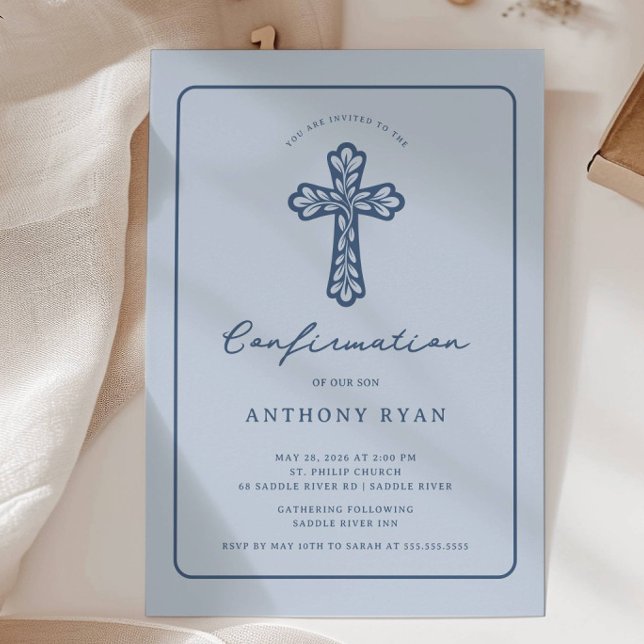 Invitación Blue Cross Confirmation Invitation (Subido por el creador)