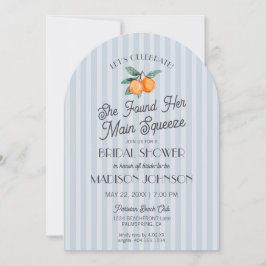 Invitación Blue Cutie Main SqueezeCitrus Brillante Shower
