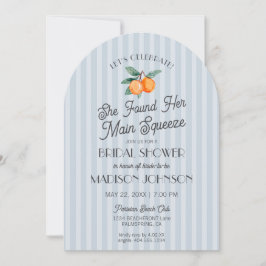 Invitación Blue Cutie Main SqueezeCitrus Brillante Shower