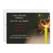 Blue Fourth July Independence Day Sparkler