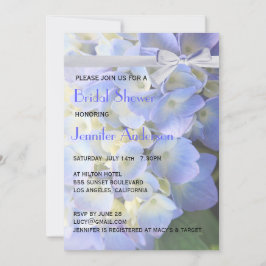 Invitación ©Blue Garden Hydrangeas Ribbon Bribon Shower