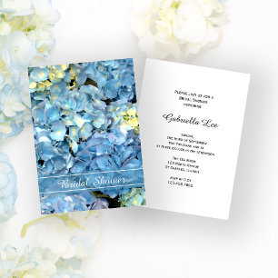 Invitación Blue Hydrangea Bridal Shower