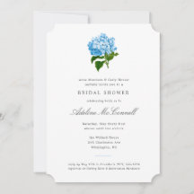 Blue Hydrangea Grandmillennial Bridal Shower