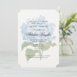 Invitación Blue Hydrangea Grandmillennial Bridal Shower