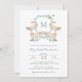 Invitación Blue It's A Boy Baby Shower Invitation