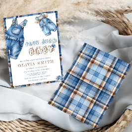 Invitación Blue Jean Boy Baby Shower